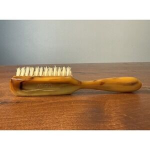 Vintage Avon Hair Brush Natural Bristle Carmel Butterscotch professional style
